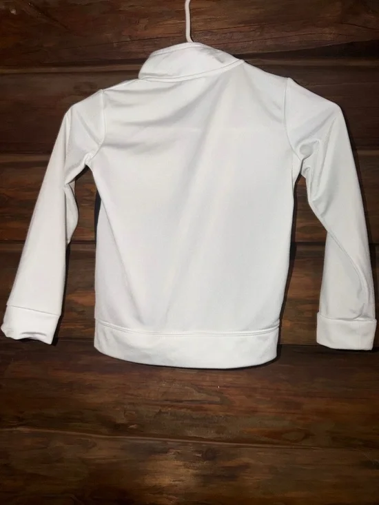 Nike White and Black Full-Zip Jacket Kids-4T - Picture 2 of 6